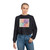 Ethereal Circle Symphony - Women's Cropped Fleece Pullover