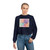 Ethereal Circle Symphony - Women's Cropped Fleece Pullover