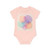 Ethereal Circle Symphony - Baby Organic Short Sleeve Bodysuit