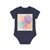 Ethereal Circle Symphony - Baby Organic Short Sleeve Bodysuit