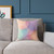 Ethereal Circle Symphony - Square Poly Canvas Pillow