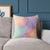 Ethereal Circle Symphony - Square Poly Canvas Pillow