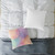 Ethereal Circle Symphony - Square Poly Canvas Pillow