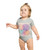 Ethereal Circle Symphony - Short Sleeve Baby Bodysuit