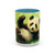 Whimsical Panda Play - Accent Coffee Mug (11, 15oz)