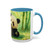 Whimsical Panda Play - Accent Coffee Mug (11, 15oz)