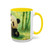 Whimsical Panda Play - Accent Coffee Mug (11, 15oz)