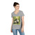 Whimsical Panda Play - Ladies' V-Neck T-Shirt