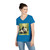 Whimsical Panda Play - Ladies' V-Neck T-Shirt