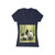 Whimsical Panda Play - Women's Jersey Short Sleeve Deep V-Neck Tee