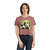 Whimsical Panda Play - Women's Flowy Cropped Tee