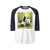 Whimsical Panda Play - Unisex Three-Quarter Sleeve Raglan Shirt