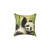 Whimsical Panda Play - Square Poly Canvas Pillow