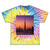 Dubai Dusk Mirage - Unisex Tie Dye Cotton Tee