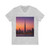 Dubai Dusk Mirage - Unisex Jersey Short Sleeve V-Neck Tee