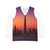 Dubai Dusk Mirage - Women's Long Sleeve V-neck Shirt (AOP)