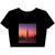 Dubai Dusk Mirage - Women’s Poly-Cotton Crop Tee