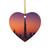 Dubai Dusk Mirage - Decorative Ceramic Ornaments, Double-Sided (1pc, 3pcs, 5pcs, 10pcs)