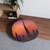 Dubai Dusk Mirage - Tufted Floor Pillow, Round