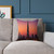 Dubai Dusk Mirage - Square Poly Canvas Pillow