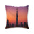 Dubai Dusk Mirage - Tufted Floor Pillow, Square