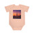 Dubai Dusk Mirage - Baby Short Sleeve Bodysuit