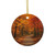 Whispers of Autumn - Decorative Ceramic Ornaments, Double-Sided (1pc, 3pcs, 5pcs, 10pcs)