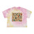 Bohemian Dreamcatcher Dance - Women's Tie-Dye Crop Tee