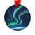 Celestial Aurora Dance - Acrylic Ornament with Ribbon