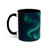 Celestial Aurora Dance - Accent Coffee Mug (11, 15oz)