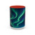 Celestial Aurora Dance - Accent Coffee Mug (11, 15oz)
