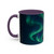 Celestial Aurora Dance - Accent Coffee Mug (11, 15oz)