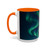 Celestial Aurora Dance - Accent Coffee Mug (11, 15oz)