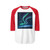 Celestial Aurora Dance - Unisex Three-Quarter Sleeve Raglan Shirt