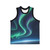 Celestial Aurora Dance - Unisex Basketball Jersey (AOP)