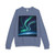 Celestial Aurora Dance - Unisex French Terry Raglan Crewneck