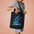 Celestial Aurora Dance - Cotton Tote Bag