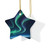 Celestial Aurora Dance - Decorative Ceramic Ornaments, Double-Sided (1pc, 3pcs, 5pcs, 10pcs)