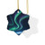 Celestial Aurora Dance - Decorative Ceramic Ornaments, Double-Sided (1pc, 3pcs, 5pcs, 10pcs)
