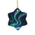 Celestial Aurora Dance - Decorative Ceramic Ornaments, Double-Sided (1pc, 3pcs, 5pcs, 10pcs)