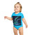 Celestial Aurora Dance - Short Sleeve Baby Bodysuit
