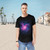 Ethereal Nebula - Men's Jersey Curved Hem Tee