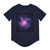 Ethereal Nebula - Men's Jersey Curved Hem Tee
