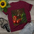 Mediterranean Garden Feast - Women’s Maple Tee 