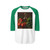 Mediterranean Garden Feast - Unisex Three-Quarter Sleeve Raglan Shirt