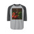 Mediterranean Garden Feast - Unisex Three-Quarter Sleeve Raglan Shirt