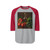 Mediterranean Garden Feast - Unisex Three-Quarter Sleeve Raglan Shirt