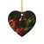 Mediterranean Garden Feast - Decorative Ceramic Ornaments, Double-Sided (1pc, 3pcs, 5pcs, 10pcs)