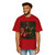 Mediterranean Garden Feast - Men's Heavy Oversized Tee