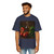Mediterranean Garden Feast - Men's Heavy Oversized Tee